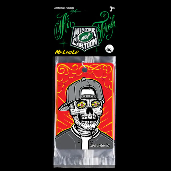 タートルワックス(Turtle Wax) Mister Cartoon ペーパーエアフレッシュナー ”Mr. Low Lo” 3コ入り TW-54235 芳香剤 車内 室内