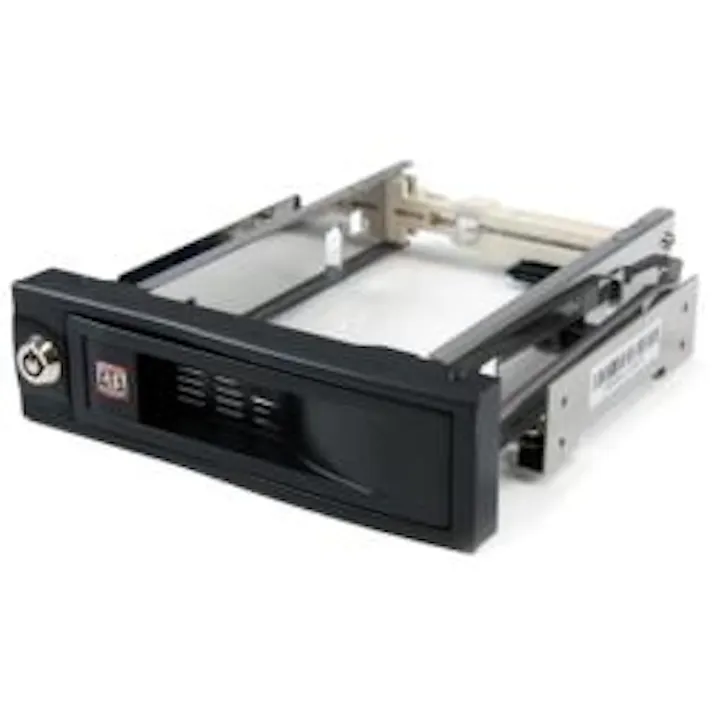 SATA HDDリムーバブルケース/5インチベイ内蔵型/1x 3.5HDD用/鍵付
