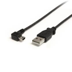 USBケーブル/A - Mini-B/91cm/USB 2.0/右L型/オス・オス/BK パソコン・周辺機器 USBケーブル/A - Mini-B/91cm/USB 2.0/右L型/オス・オス/BK パソコン・周辺機器