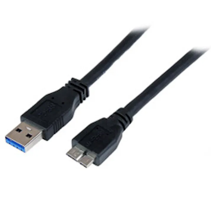 USB 3.0ケーブル/A - Micro-B/1m/IF認証SuperSpeed/オス/オス