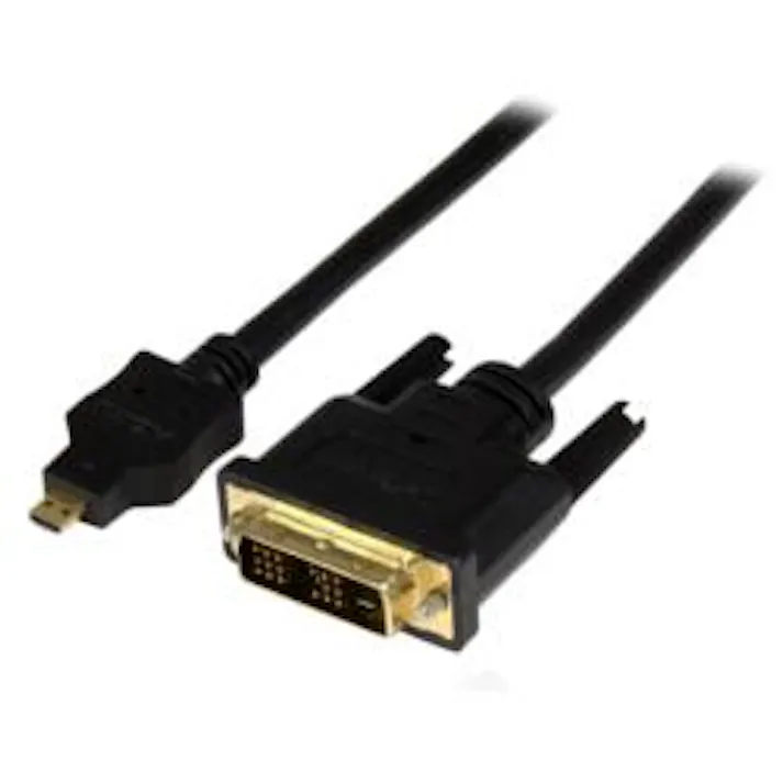 ディスプレイ変換ケーブル/Micro HDMI - DVI-D/1m/1920x1200/BK