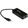 LANアダプター/USB-C/1x RJ45/10/100/1000Mbps/1x USB-Aポート