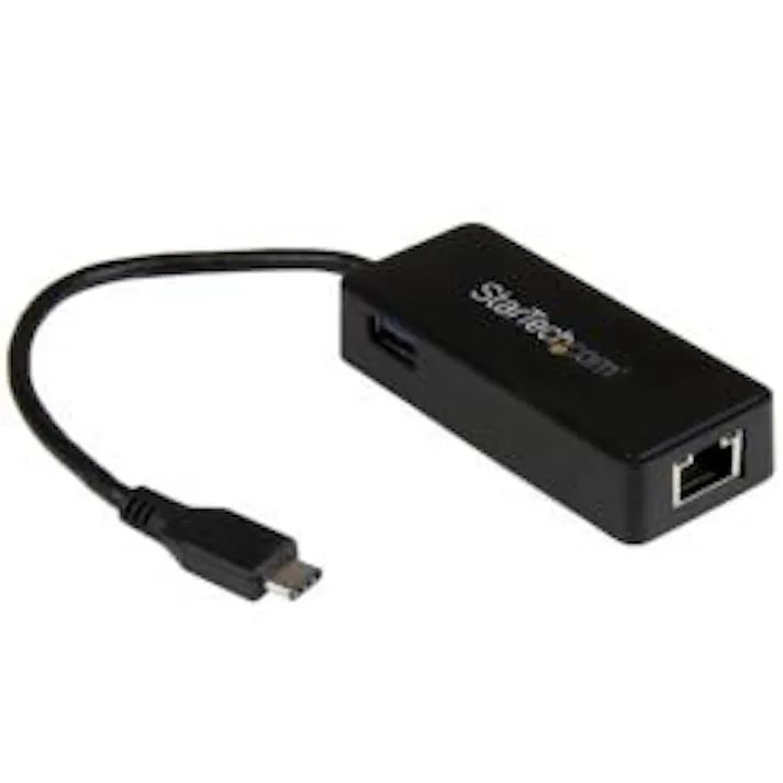 LANアダプター/USB-C/1x RJ45/10/100/1000Mbps/1x USB-Aポート
