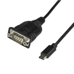 シリアル変換ケーブル/USB-C - RS232C/40cm/921.6Kbps/ブラック パソコン・周辺機器 シリアル変換ケーブル/USB-C - RS232C/40cm/921.6Kbps/ブラック パソコン・周辺機器