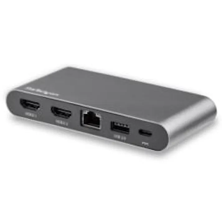 USBマルチハブ/USB-C/2画面/4K30Hz HDMI/100W PD/2x USB/LAN