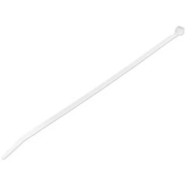 結束バンド/ナイロン/100本入り/特大/25cm/幅4mm/ホワイト 目安在庫=△