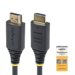 HDMI 2.0ケーブル/4m/4K60Hz/プレミアム認証/オス・オス/BK 目安在庫=○ パソコン・周辺機器 HDMI 2.0ケーブル/4m/4K60Hz/プレミアム認証/オス・オス/BK 目安在庫=○ パソコン・周辺機器