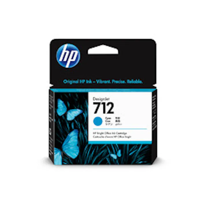 3ED67A HP712インクカートリッジ シアン29ml