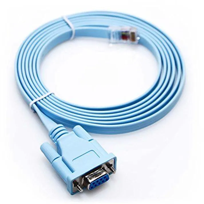 Console Cable 6ft with RJ45 and DB9F