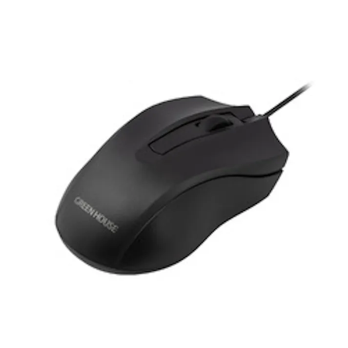 GH-MUDQOA-BK 有線式静音マウス ブラック