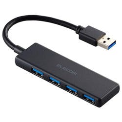 USB HUB/USB5Gbps/バスパワー/4ポート/ブラック パソコン・周辺機器 USB HUB/USB5Gbps/バスパワー/4ポート/ブラック パソコン・周辺機器