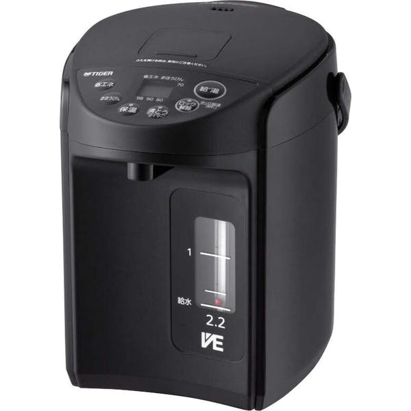 VE電気まほうびん <とく子さん> 2.2L クールブラック 目安在庫=△ 電気ケトル・電気ポット VE電気まほうびん <とく子さん> 2.2L クールブラック 目安在庫=△ 電気ケトル・電気ポット
