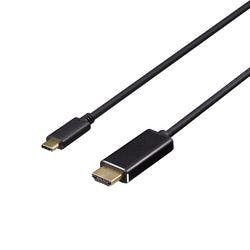 BDCHD10BK ディスプレイ変換ケーブル USB Type-C - HDMI 1m ブラック 目安在庫=△ パソコン・周辺機器 BDCHD10BK ディスプレイ変換ケーブル USB Type-C - HDMI 1m ブラック 目安在庫=△ パソコン・周辺機器