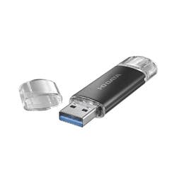 USB-A & USB-C 搭載USBメモリー(USB 3.2 Gen 1) 128GB ブラック 目安在庫=△ 記録メディア・記録媒体 USB-A & USB-C 搭載USBメモリー(USB 3.2 Gen 1) 128GB ブラック 目安在庫=△ 記録メディア・記録媒体
