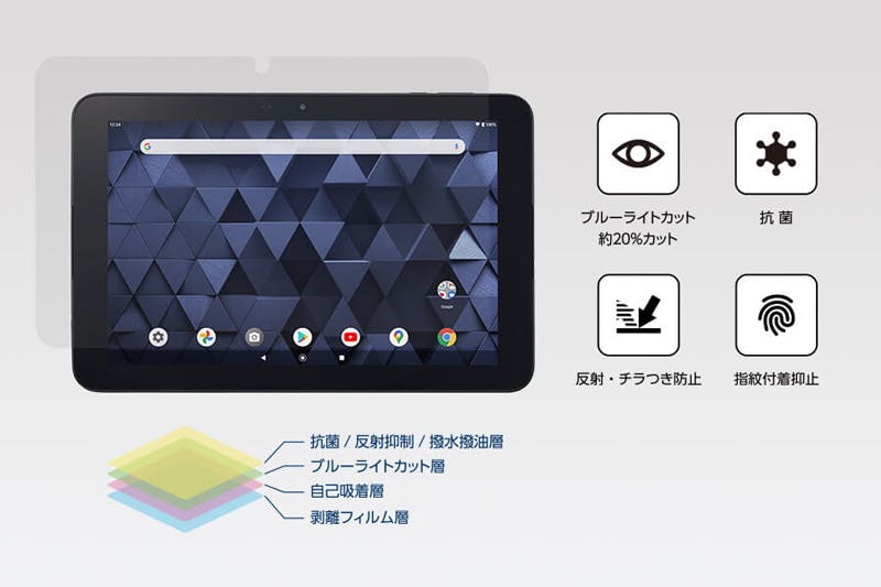 京セラ製タブレット用保護フィルム スマートフォンアクセサリ 京セラ製タブレット用保護フィルム スマートフォンアクセサリ