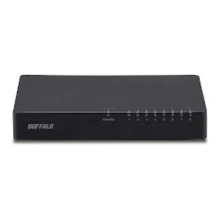 LSW4-TX-8EP/BKD 10/100Mbps対応 スイッチングHub 8ポート ブラック