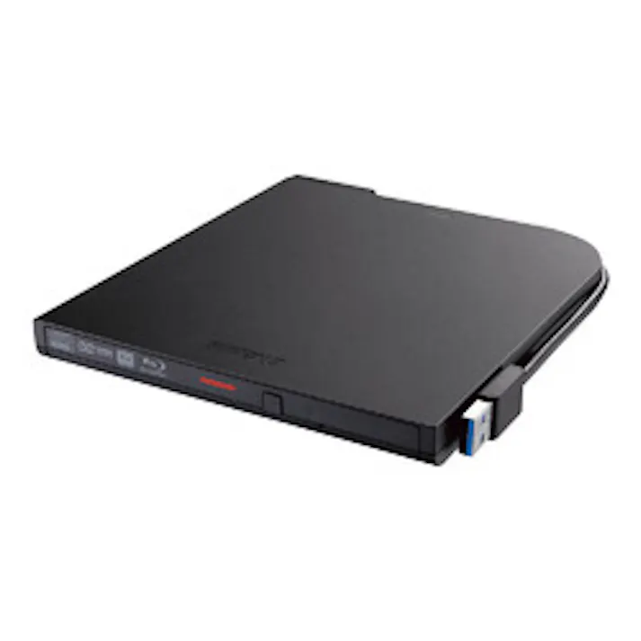 USB3.2(Gen1)対応 ポータブルBD 書込ソフト添付 ブラック