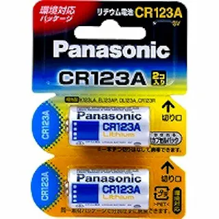 カメラ用リチウム電池 2個入 CR-123AW/2P