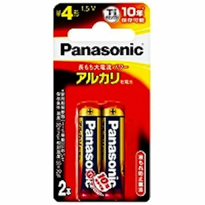 アルカリ乾電池単4形2本パック LR03XJ/2B 目安在庫=△