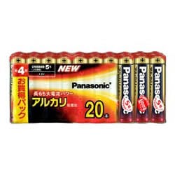 アルカリ乾電池 単4形20本パック LR03XJ/20SW 目安在庫=△ テレビ・AV機器 アルカリ乾電池 単4形20本パック LR03XJ/20SW 目安在庫=△ テレビ・AV機器
