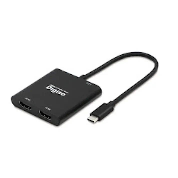 HDMI 4Kx2ポート出力可能 Type-C変換アダプター 目安在庫=△
