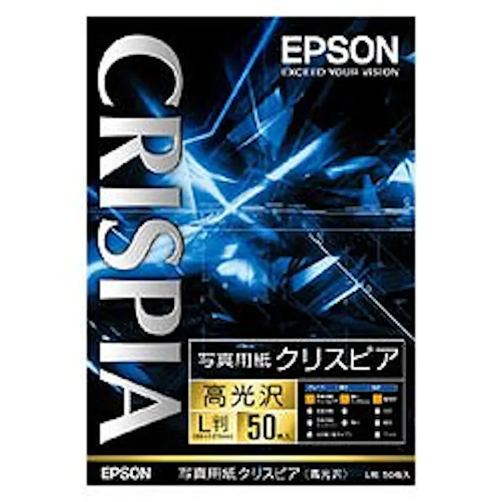 KL50SCKR 写真用紙クリスピア 高光沢 L版 50枚入り 目安在庫=△