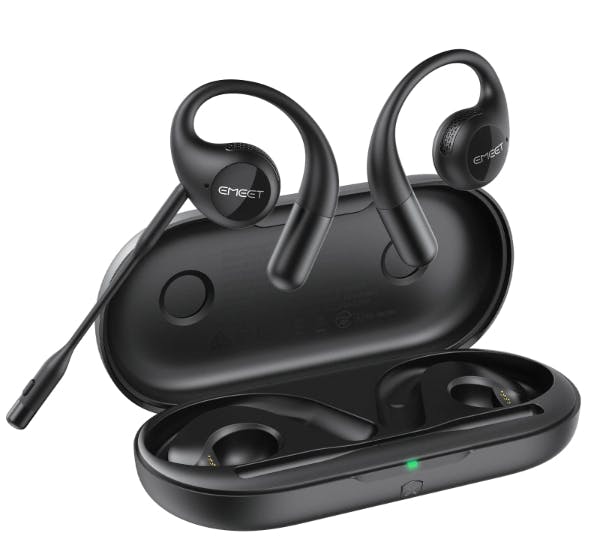 EMEET AirFlow ワイヤレスオープンイヤー型イヤホン E2053 黒 目安在庫=△ テレビ・AV機器 EMEET AirFlow ワイヤレスオープンイヤー型イヤホン E2053 黒 目安在庫=△ テレビ・AV機器