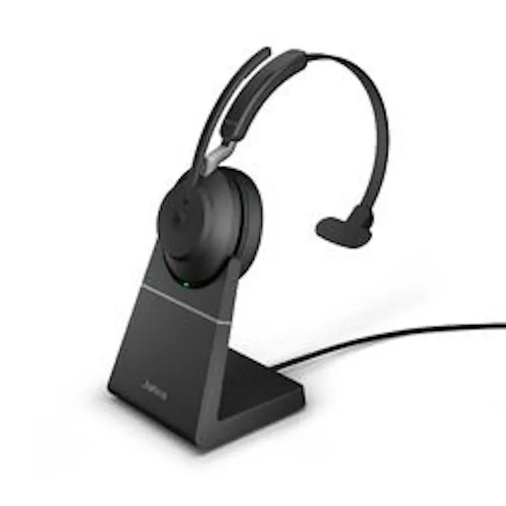 Jabra Evolve2 65 MS Mono USB-A Stand Black