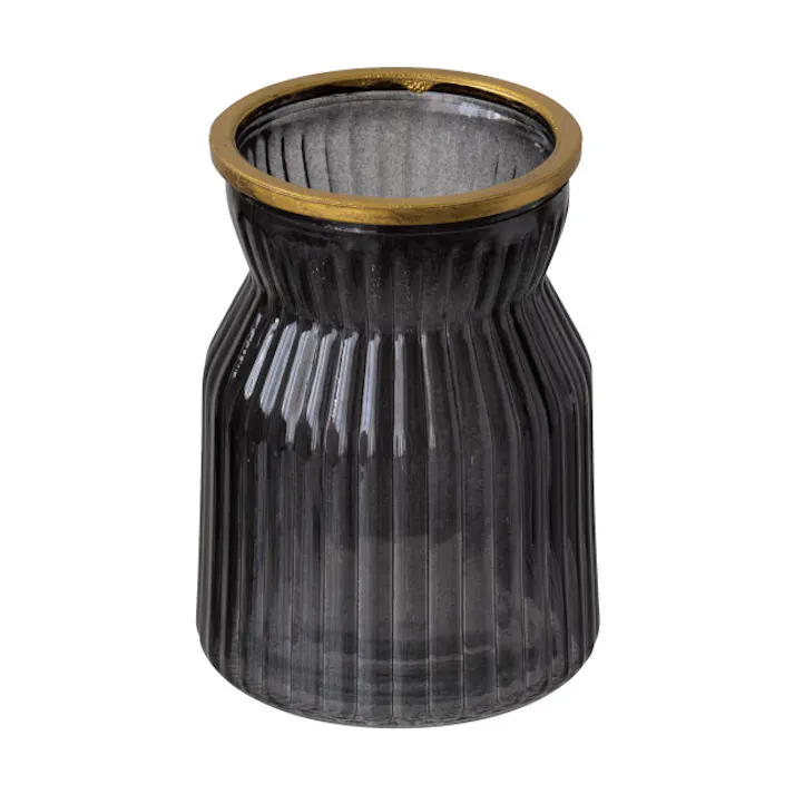 ヘッズ 雑貨-フラワーベース 直径80(68)×H110mm 9個 HEADS GLS-FB17