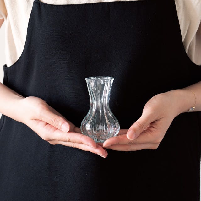 ヘッズ 雑貨－フラワーベース 直径60(45)×H100mm 12個 HEADS GLS-FB2