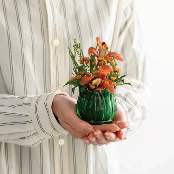 ヘッズ 雑貨-フラワーベース 直径70×H70mm 12個 HEADS GLS-FPO3