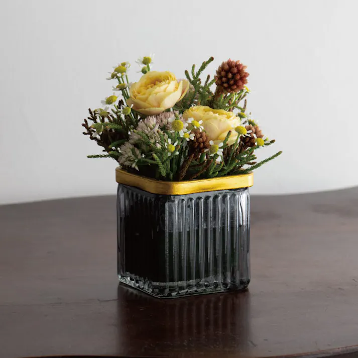 ヘッズ 雑貨-フラワーベース W75×D75×H75mm 6個 HEADS GLS-FPO6