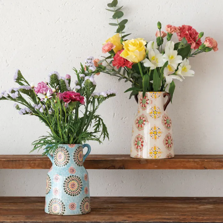 ヘッズ 雑貨-フラワーベース 直径120(75)×H185mm 2個 HEADS HNP-FB16