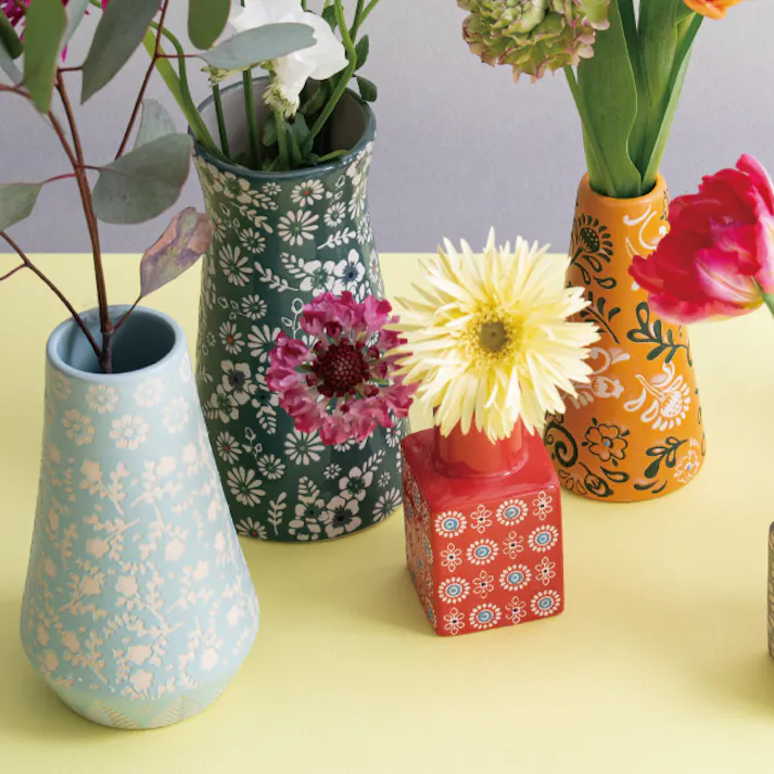 ヘッズ 雑貨-フラワーベース W53×D53×H100mm 2個 HEADS HNP-FB35