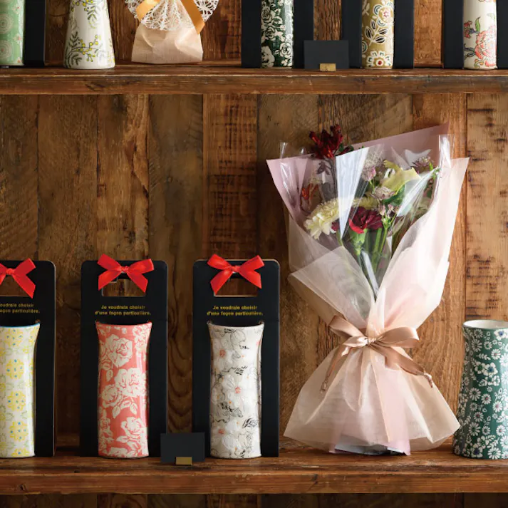 ヘッズ 雑貨-フラワーベース 直径95(75)×H180mm 2個 HEADS HNP-FB44