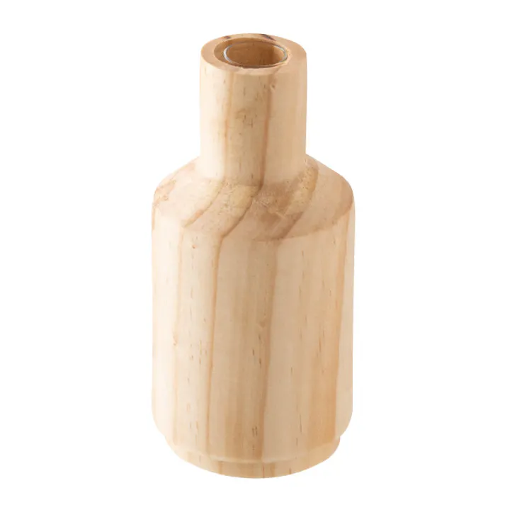 ヘッズ 雑貨-フラワーベース 直径65(35)×H135mm 2個 HEADS WOD-FB3