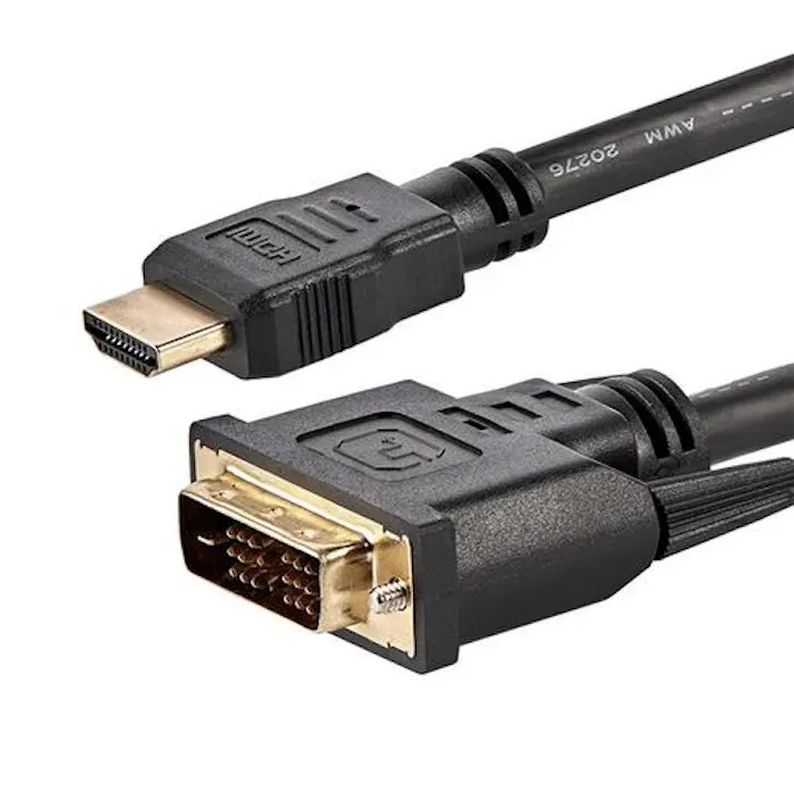 HDMI - DVI-D変換ケーブル/1.8m/オス-オス/BK/モニターコード 目安在庫=○