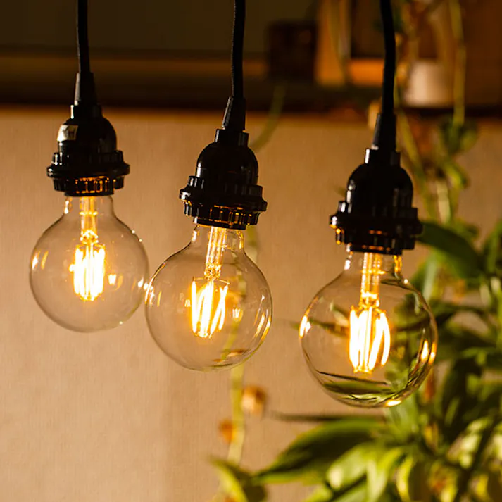 LED電球 E26 30形相当 エジソン電球 ボール形 濃い電球色2100K BD-0426G80