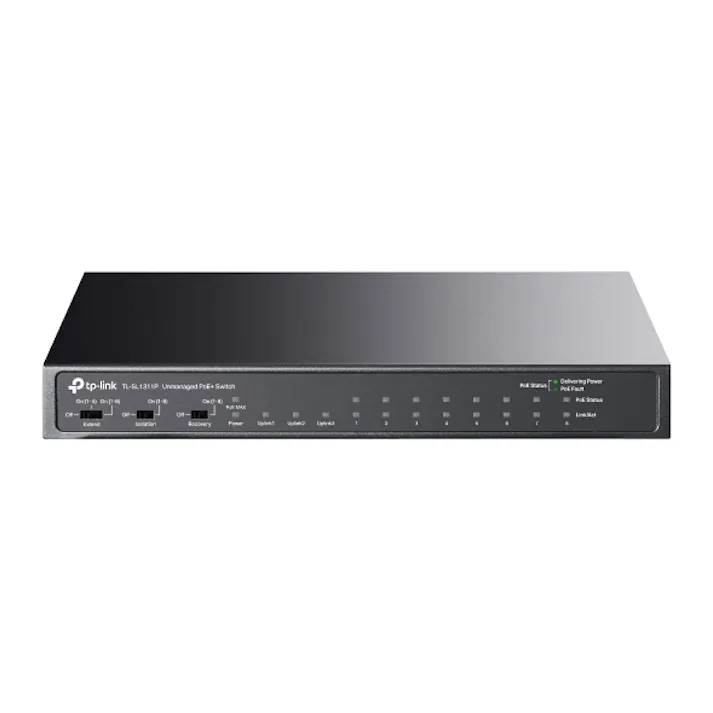 8ポート10/100Mbps+3ポートギガビットデスクトップスイッチ8ポートPoE+
