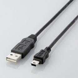 EU RoHSwߏUSBP[u A:miniB 5.0m ubN USB-ECOM550 p\REӋ@