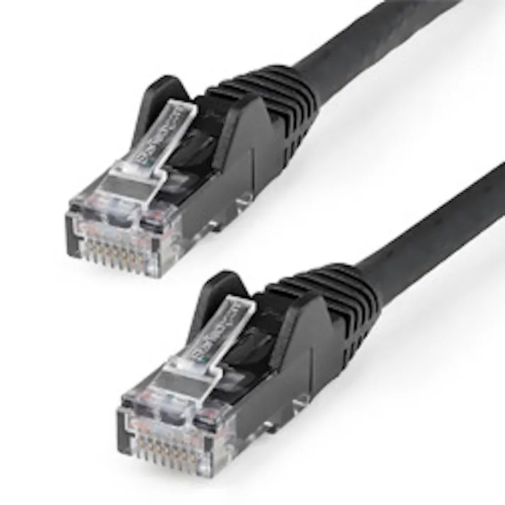 カテゴリ6(CAT6)LANケーブル/50cm/ブラック/低煙ゼロハロゲン