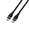 USB Type-C ケーブル ( C to C ) 2m PD 100W シリコン素材 ブラック