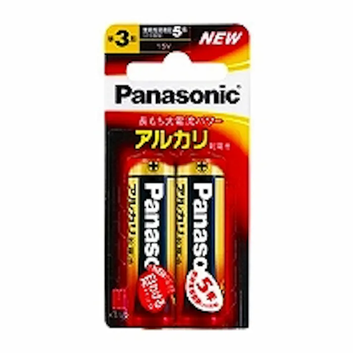単3形アルカリ乾電池 2本パック LR6XJ/2B
