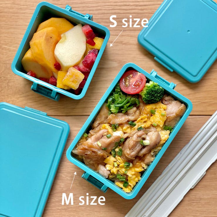 ジェルクール スクエア M 400ml イージークリップ 保冷剤一体型ランチ