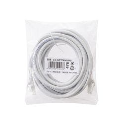 RoHS CAT6 爪折れ防止 LANケーブル 5m 簡易パッケージ(ホワイト) パソコン・周辺機器 RoHS CAT6 爪折れ防止 LANケーブル 5m 簡易パッケージ(ホワイト) パソコン・周辺機器
