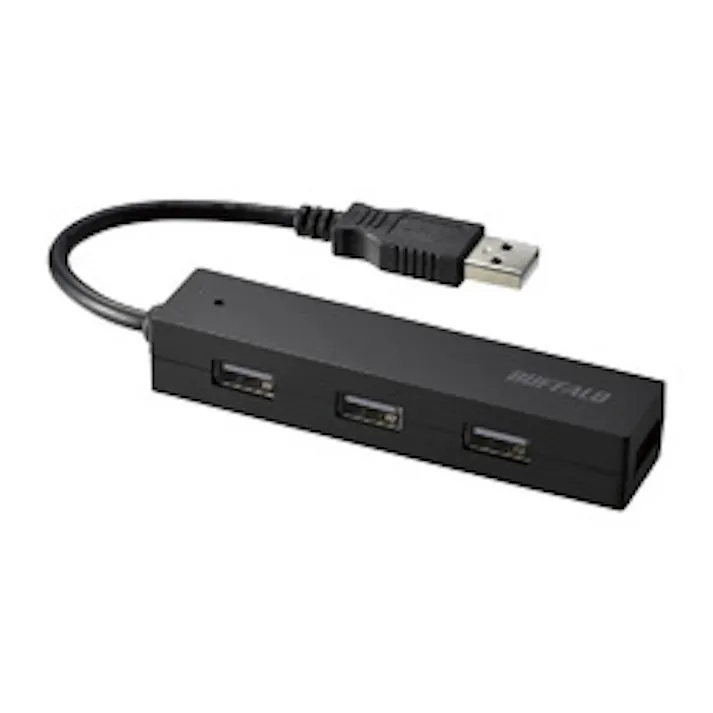 BSH4U050U2BK USB2.0 バスパワー 4ポート ハブ ブラック 目安在庫=○