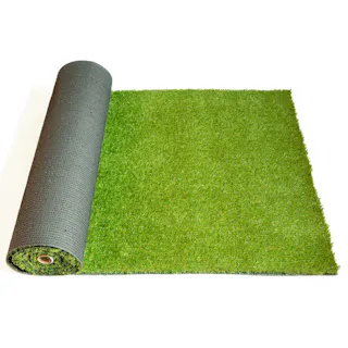 グッドライフウッド 耐熱人工芝ロール 1m×10m 芝丈30mm 固定ピン22本付 熱に強い リアル人工芝生 4種類芝編み込み 耐UV仕様 2レイヤー構造 滑り止め 庭 ベランダ 簡単設置 水捌け マット カット可能