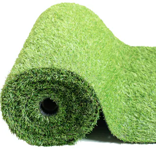 グッドライフウッド 人工芝ロール 1m×20m 芝丈20mm 固定ピン44本付 リアル人工芝生 つや消し加工 4種類芝編み込み 耐UV仕様 2レイヤー構造 滑り止め 庭 ベランダ 簡単設置 水捌け マット カット可能