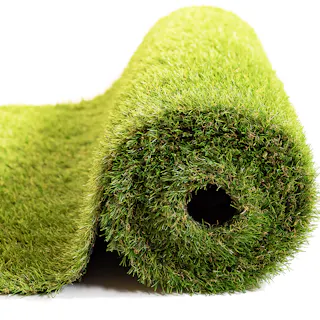 グッドライフウッド 人工芝ロール 3m×6m 芝丈30mm 固定ピン44本付 リアル人工芝生 つや消し加工 4種類芝編み込み 耐UV仕様 2レイヤー構造 滑り止め 庭 ベランダ 簡単設置 水捌け マット カット可能