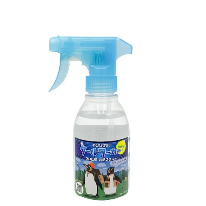 東神電気 冷感持続スプレー クールワーカーミニボトル 180ml PRO仕様猛暑・熱中症対策 メンタンジオール配合 TCW-180ML 4580519170600